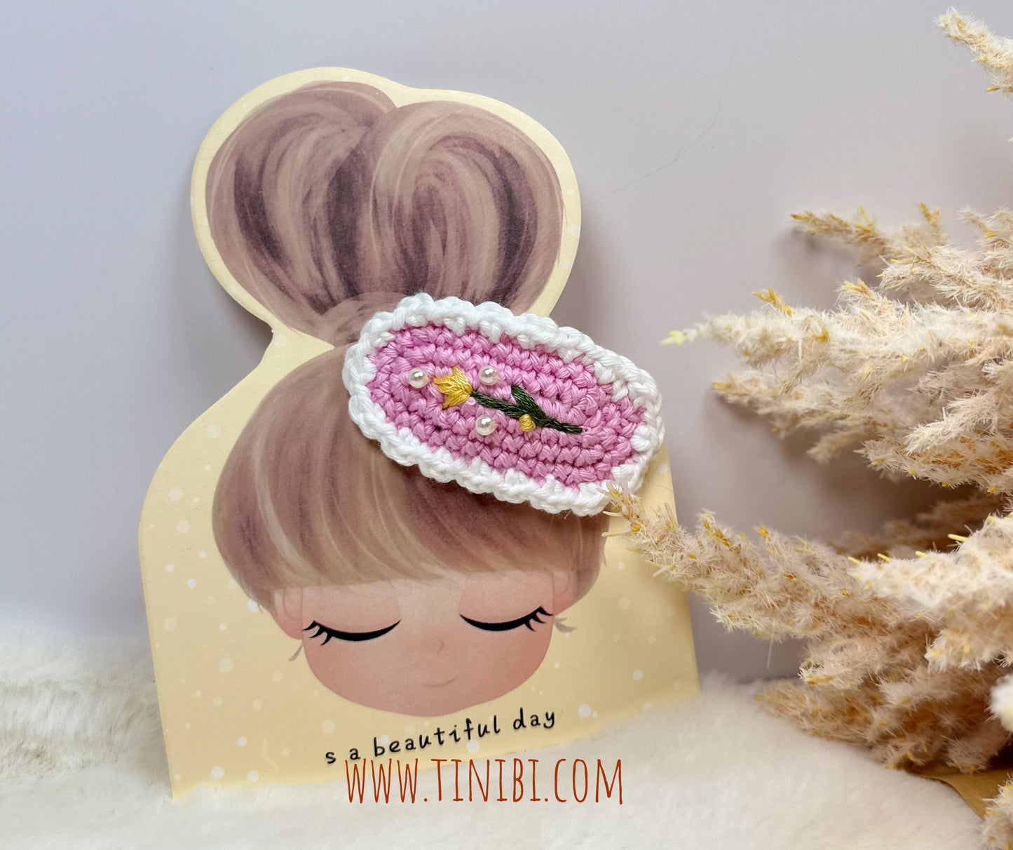 กิ๊ฟติดผม Hair clip handmade gift