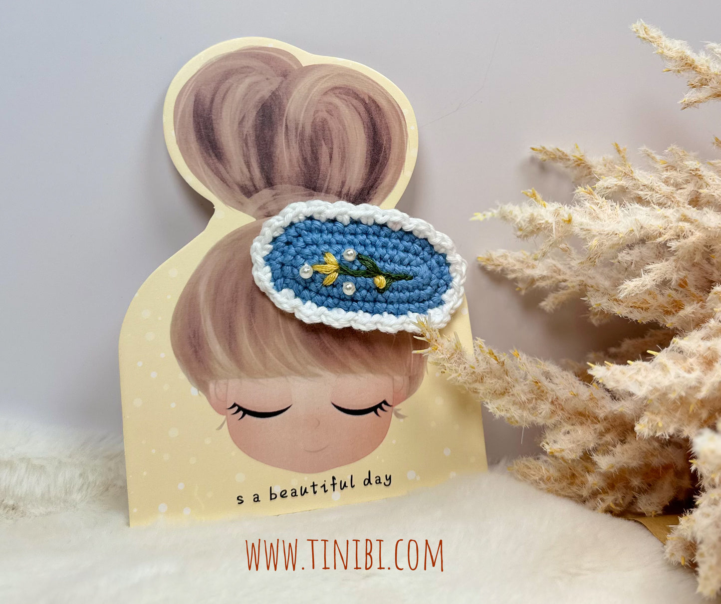 กิ๊ฟติดผม Hair clip handmade gift