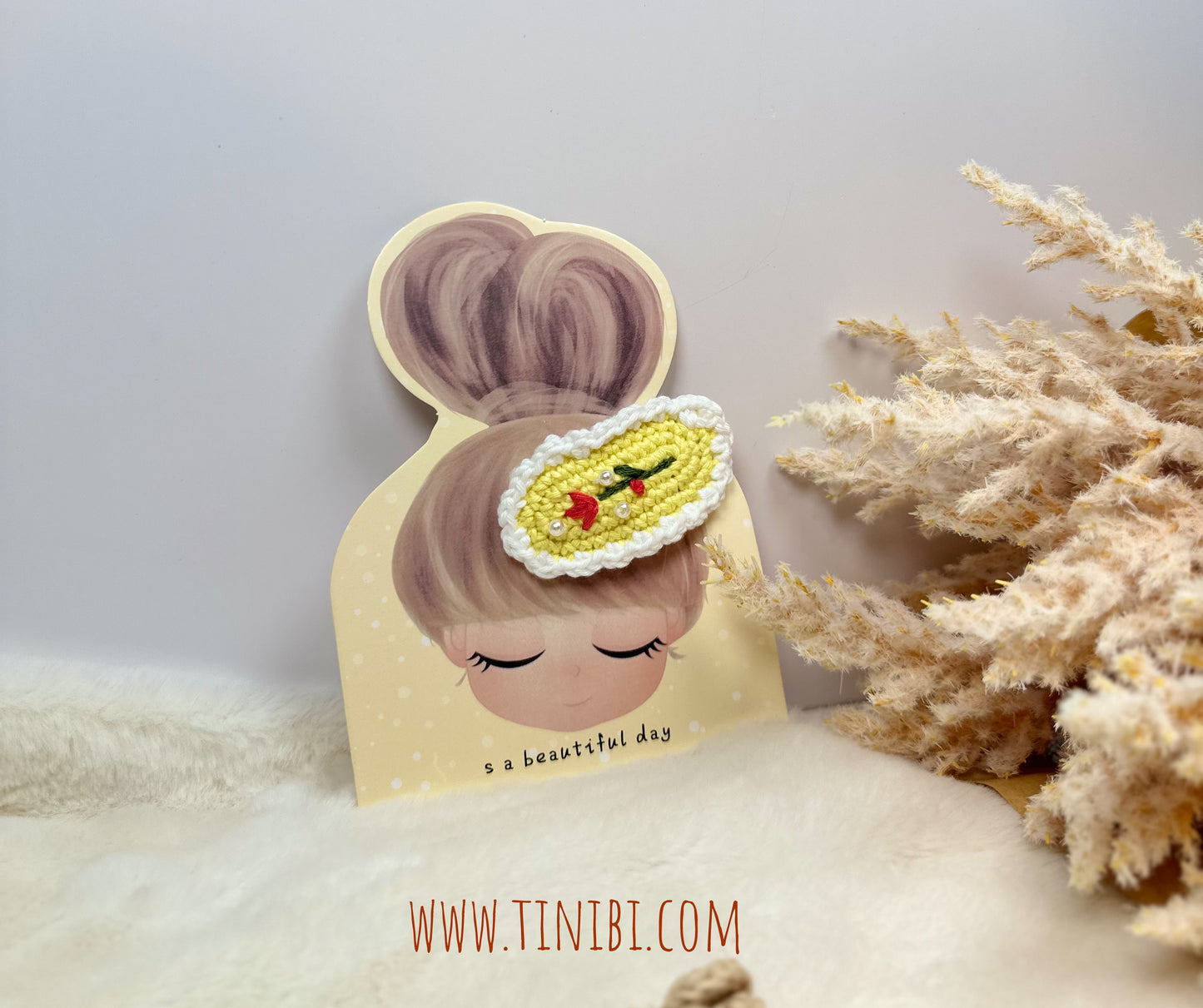 กิ๊ฟติดผม Hair clip handmade gift