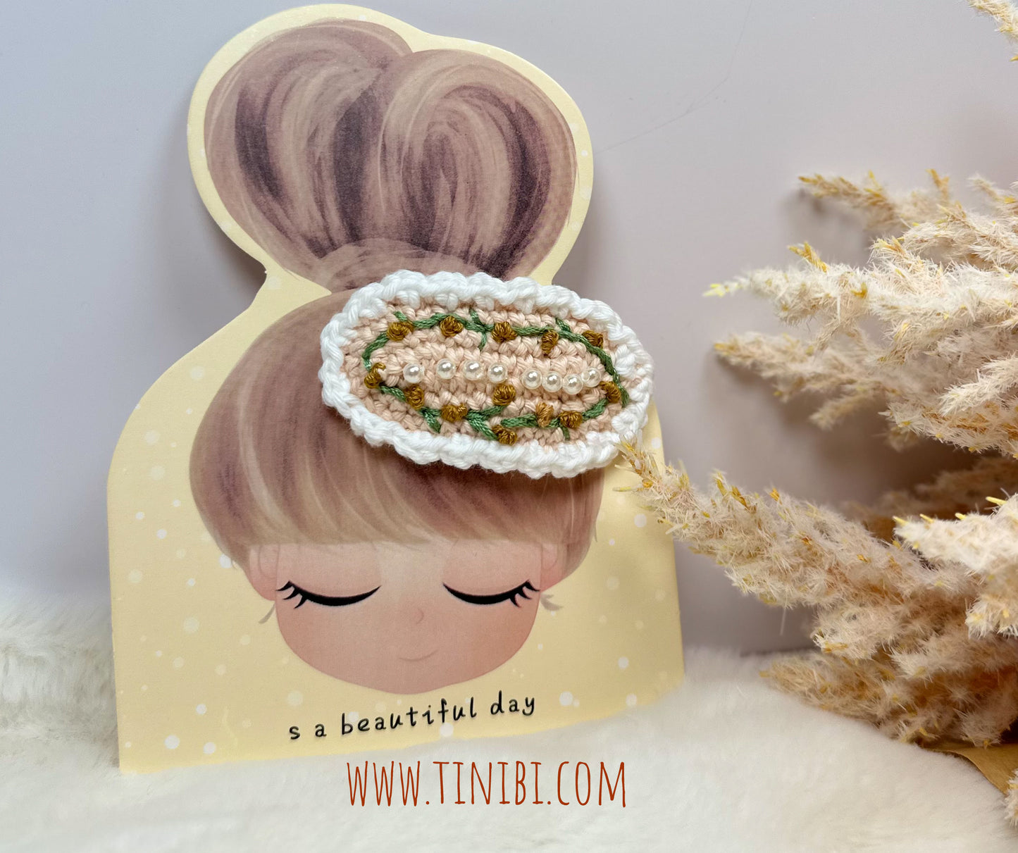 กิ๊ฟติดผม Hair clip handmade gift
