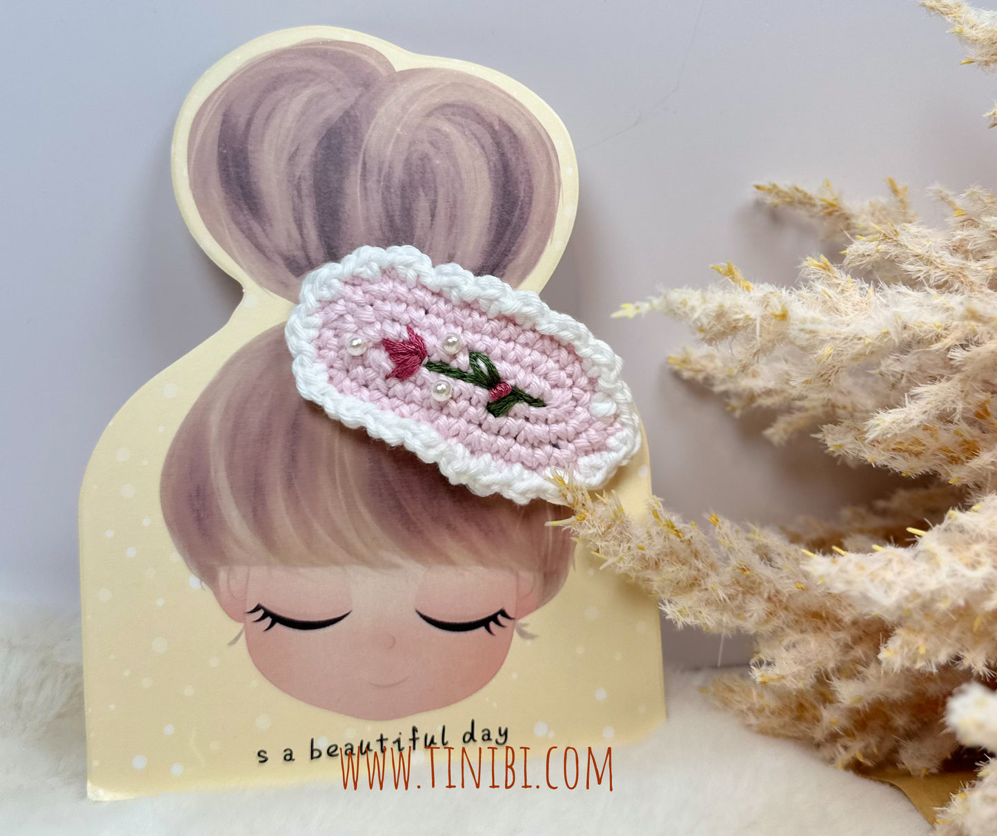 กิ๊ฟติดผม Hair clip handmade gift