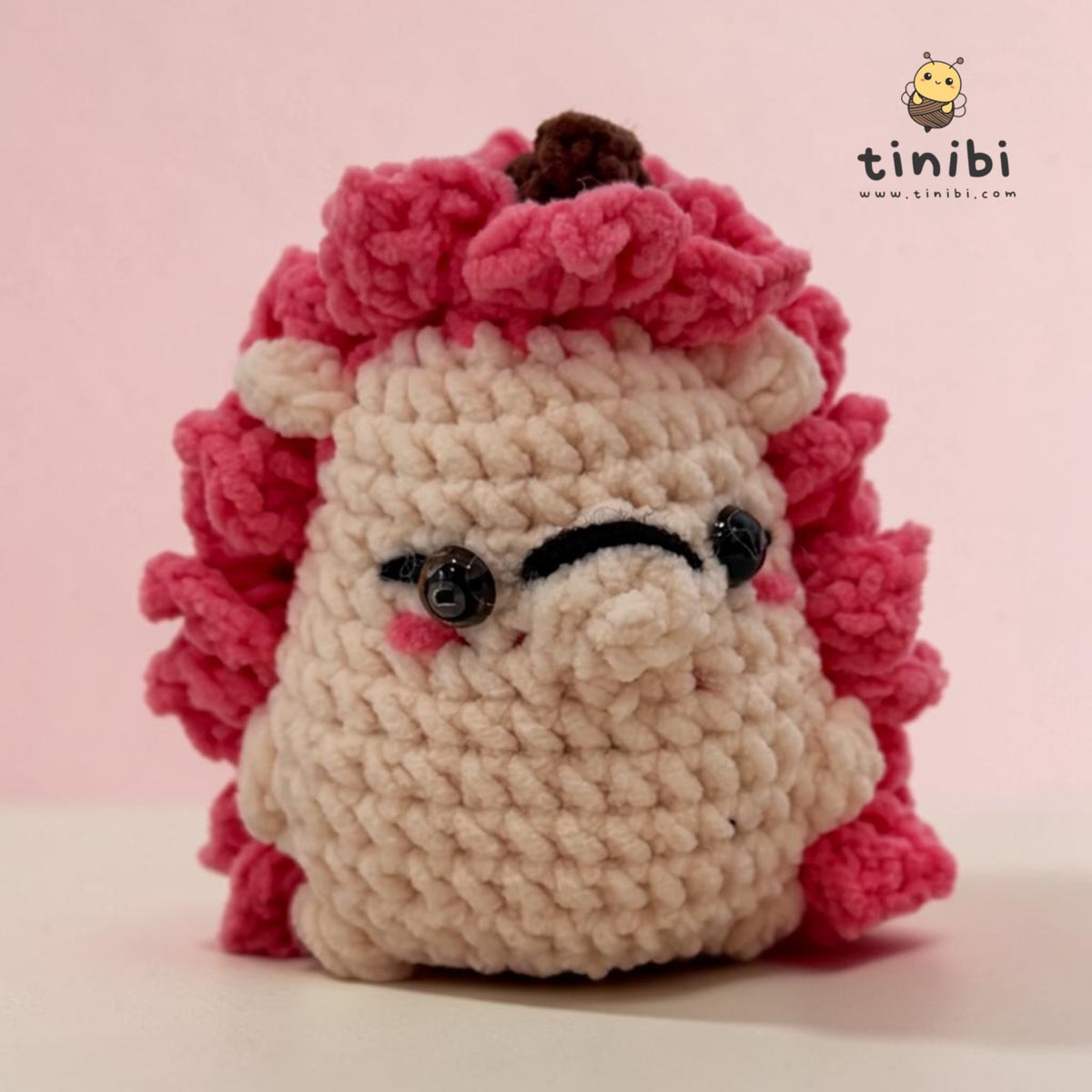 Handmade Crochet Hedgehog Plush Toy