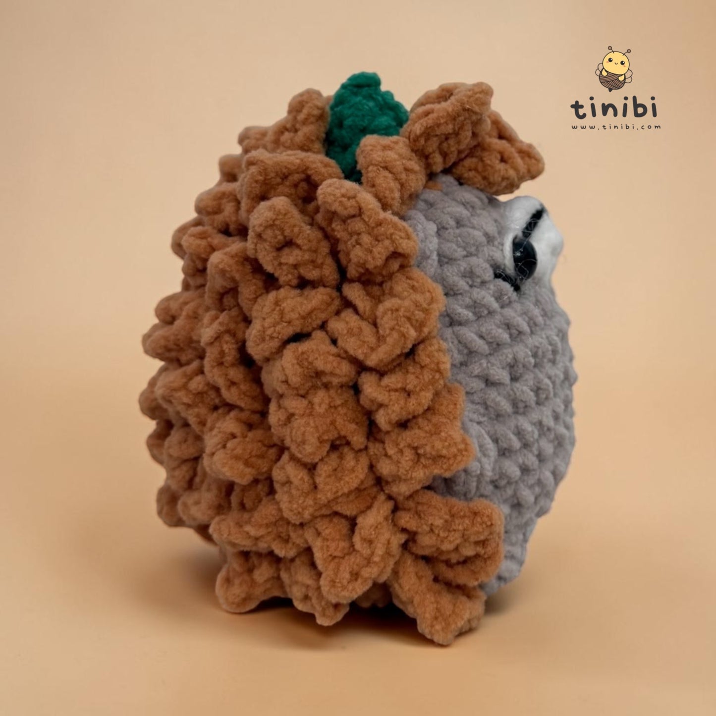 Handmade Crochet Hedgehog Plush Toy