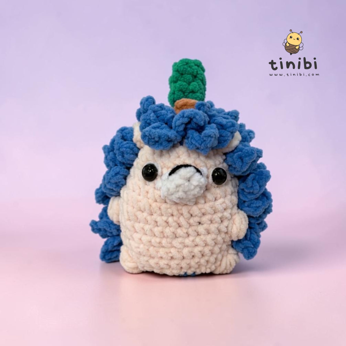 Handmade Crochet Hedgehog Plush Toy
